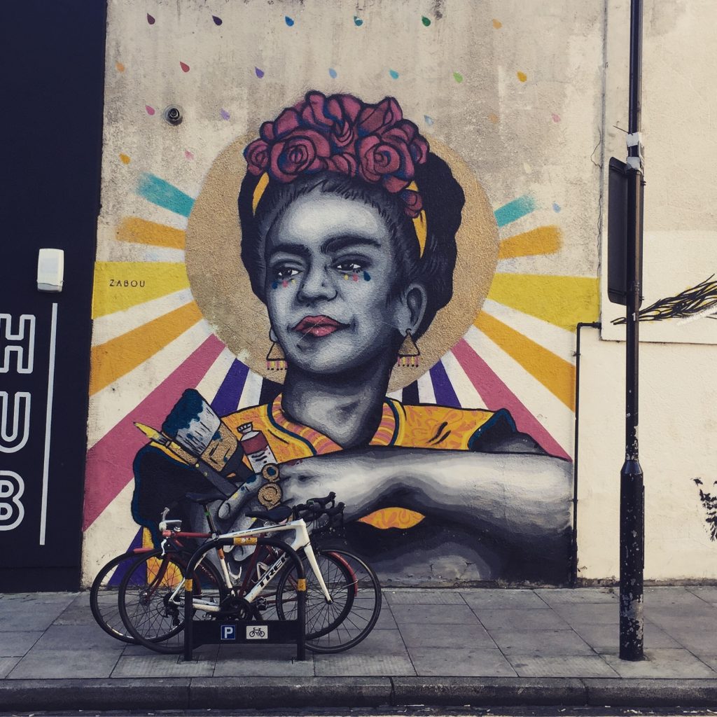 Frida #2 . Los 4 mejores murales de Zabou en Londres