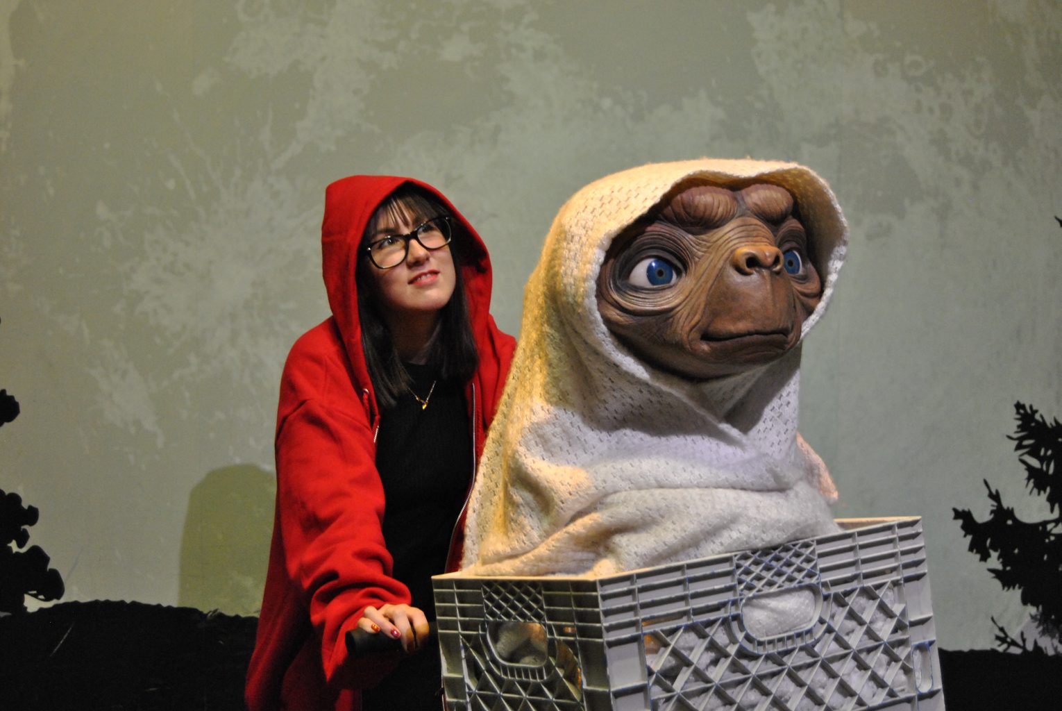 E.T en el Madame Tussauds Hollywood. Paseo de la fama