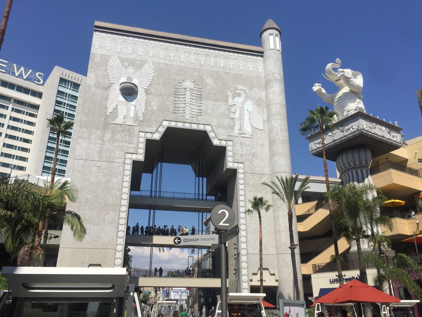 Centro comercial Hollywood&Highland. Paseo de la fama