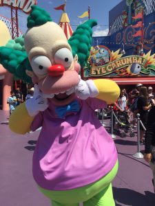 Krusty por Springfield Universal Studios Hollywood