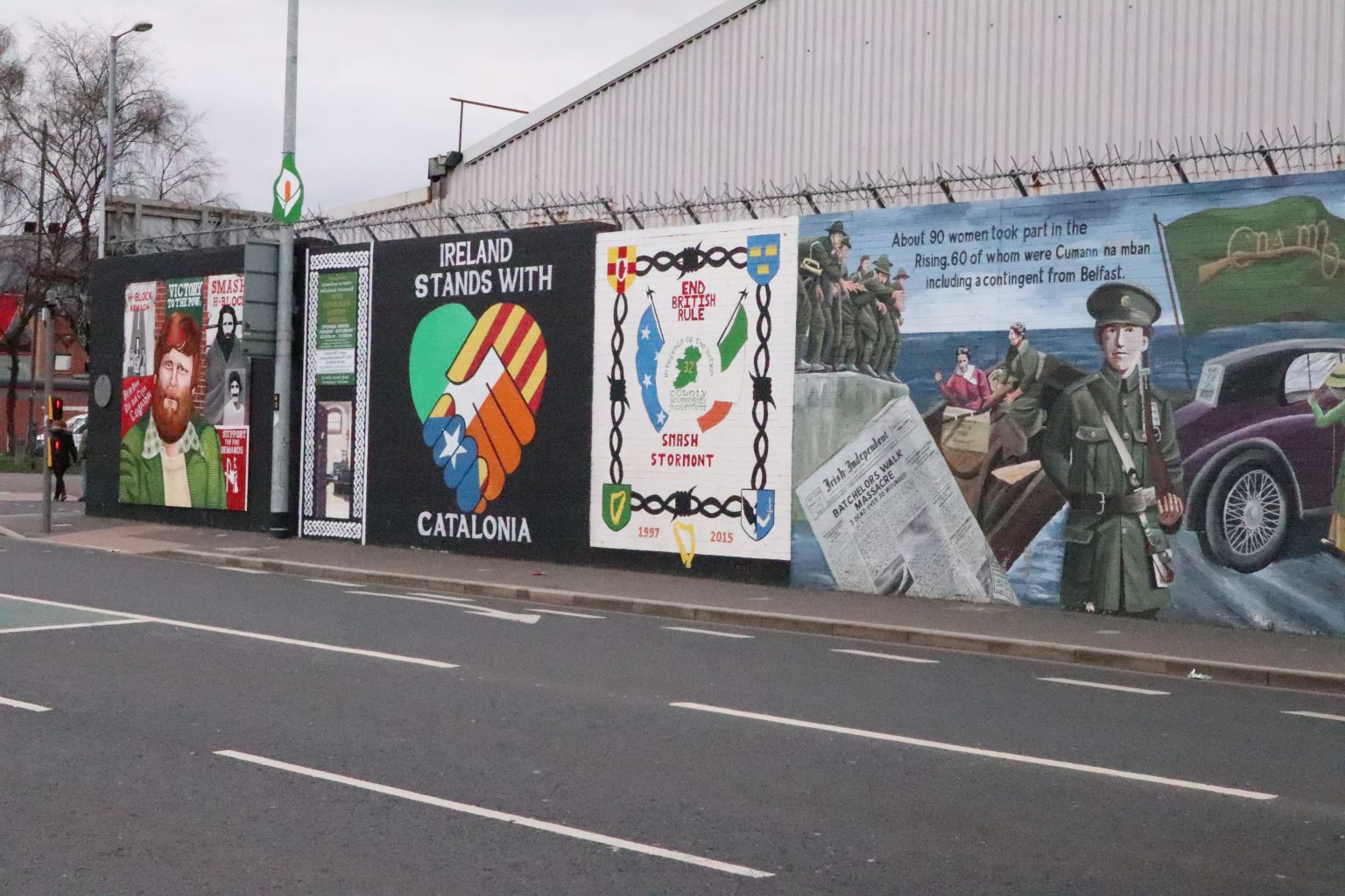 Muro Internacional. Ruta por los murales de Belfast