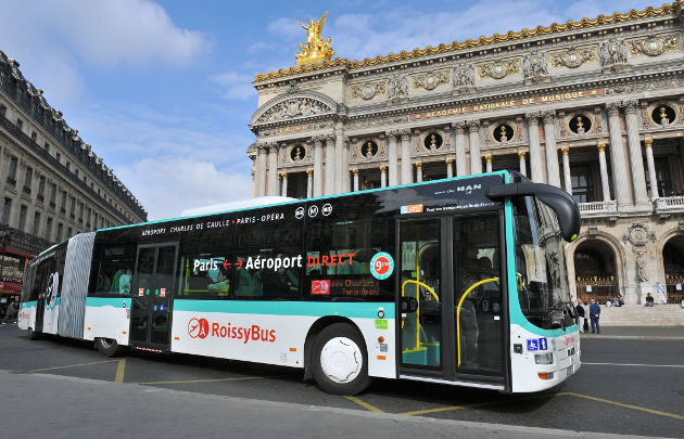 RoissyBus/OTCP. Cómo llegar desde el aeropuerto Charles de Gaulle al centro de París