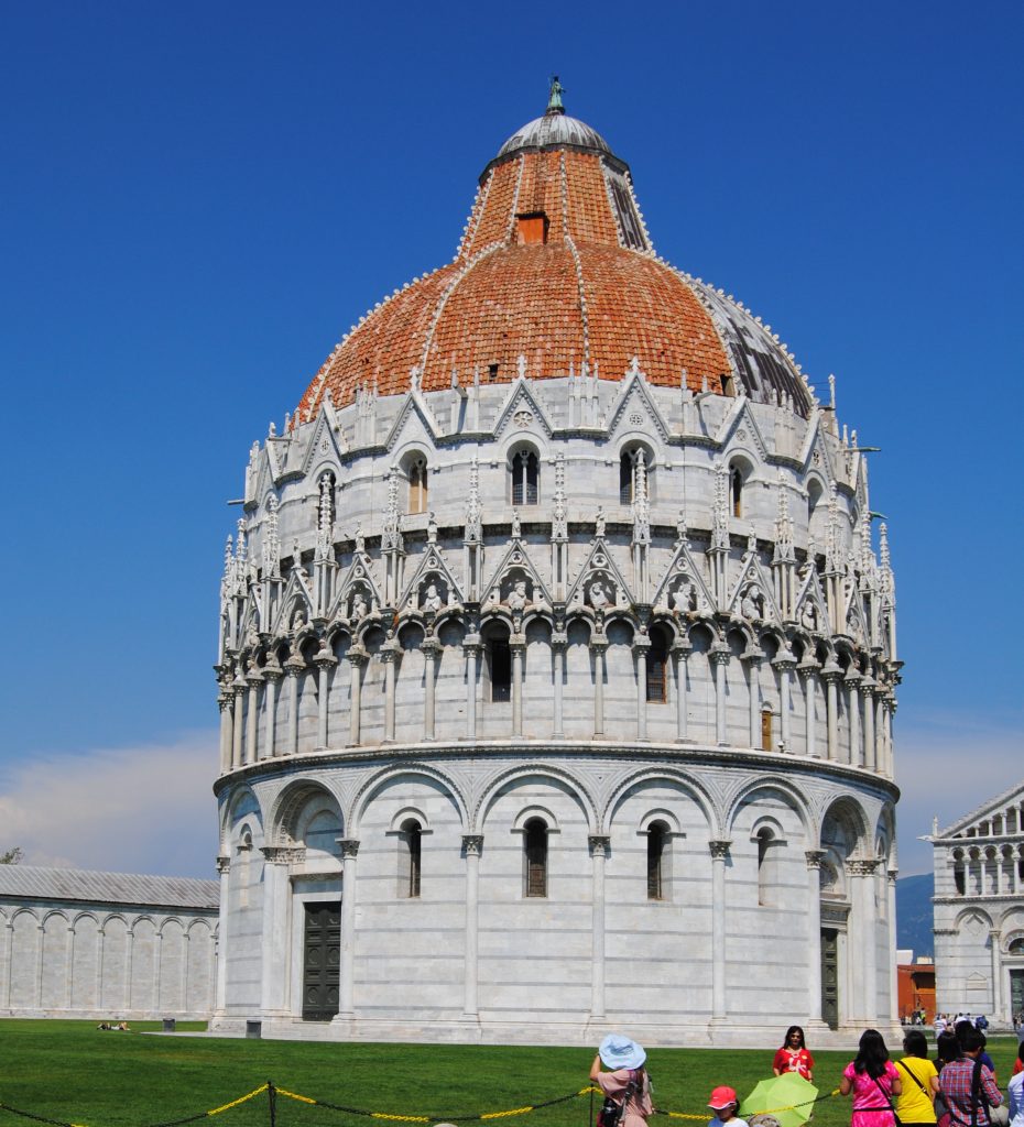 el Baptisterio de Pisa. Qué ver en Pisa en un día