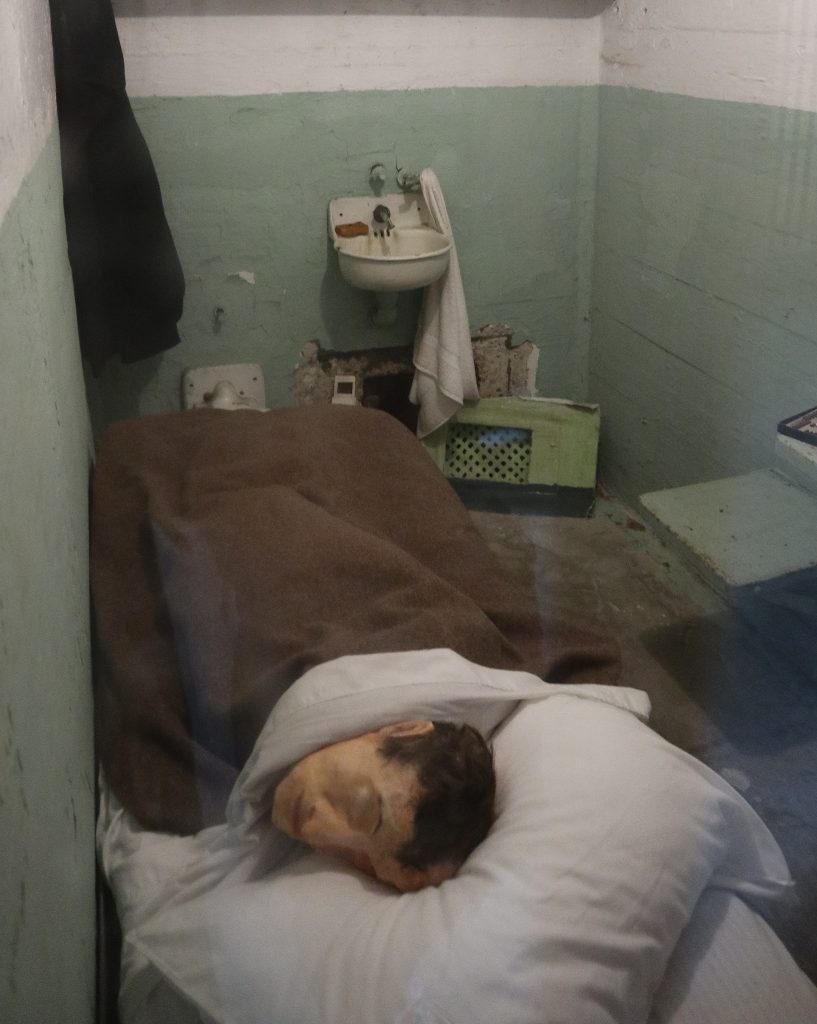 La celda de la fuga. visitar la cárcel de Alcatraz