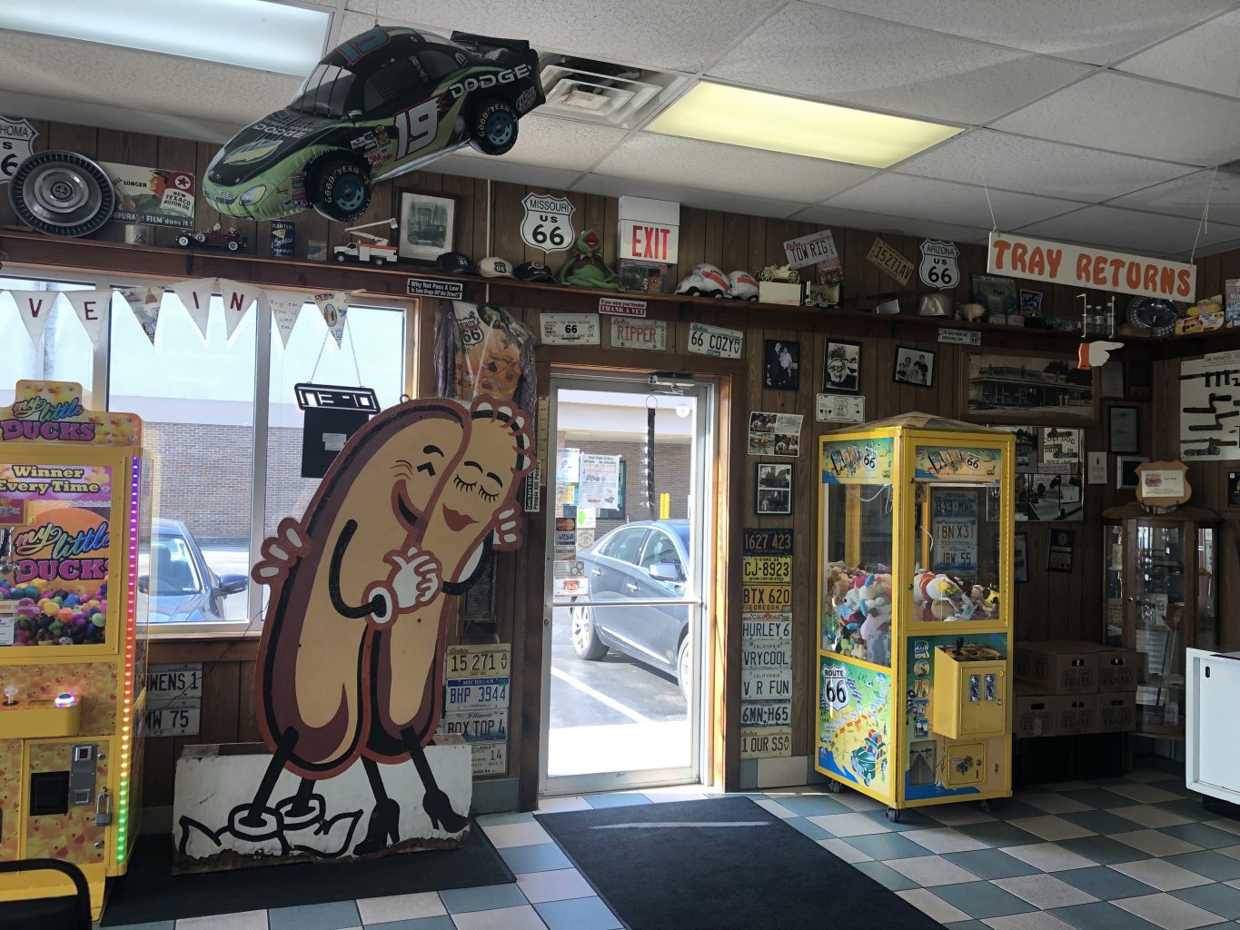 Cozy Dog Drive-in. RUTA 66, Etapa 2: Springfield (Illinois)- Springfield (Missouri). 540 km