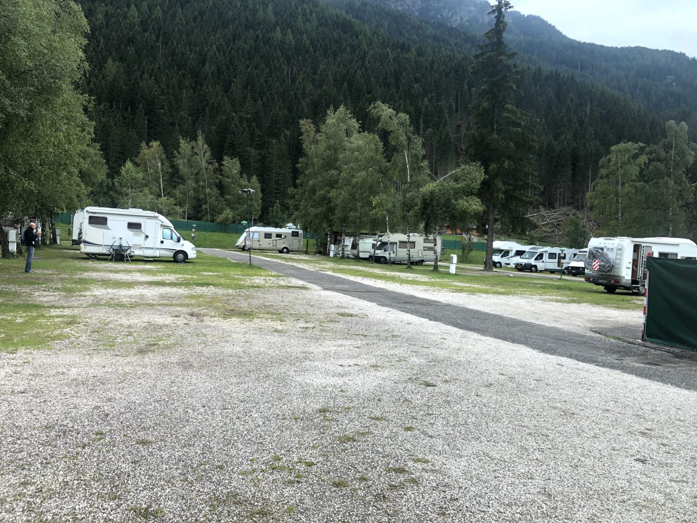 Camping Marmolada en Canazei. Dónde pernoctar en Dolomitas