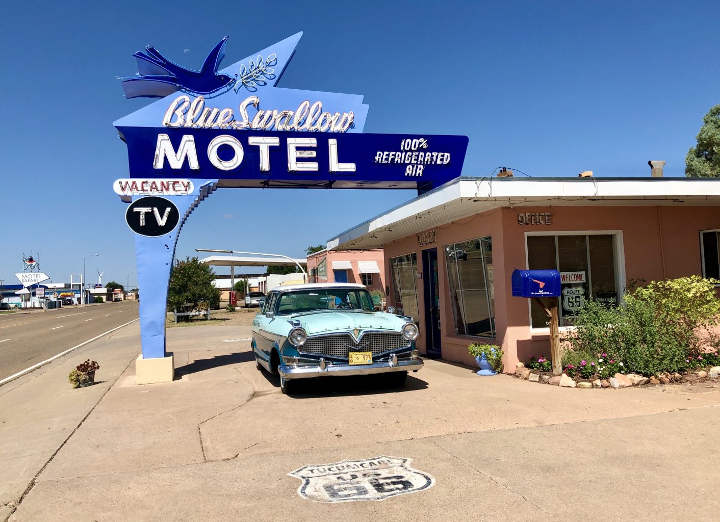 Blue Swallow Motel. RUTA 66, Etapa 5: Amarillo - Albuquerque (600 km)
