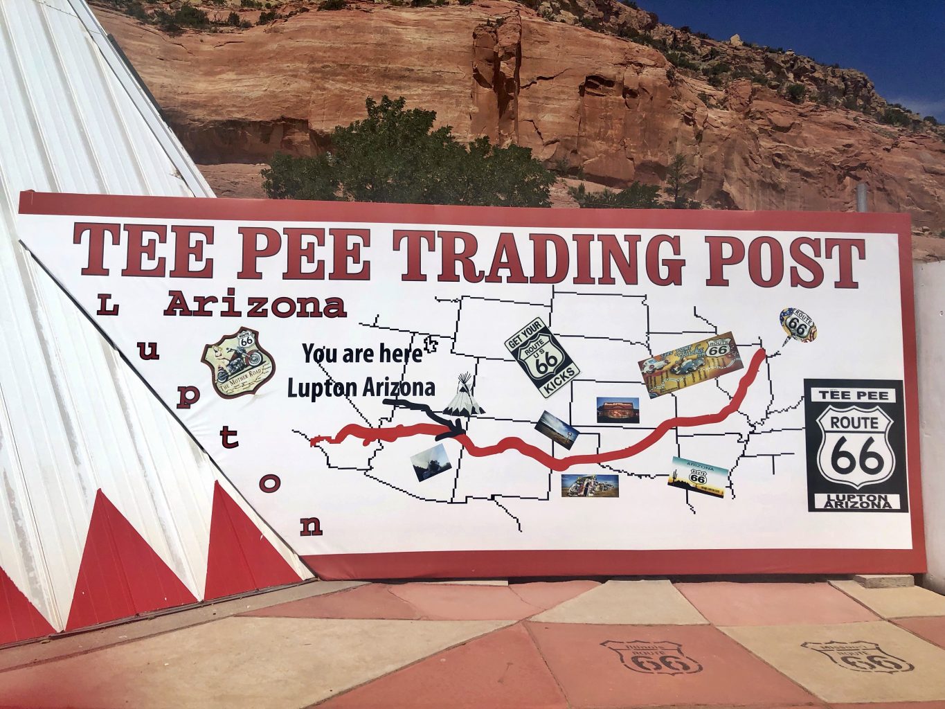 Tee Pee Trading Post. RUTA 66, Etapa 6: Albuquerque- Flagstaff