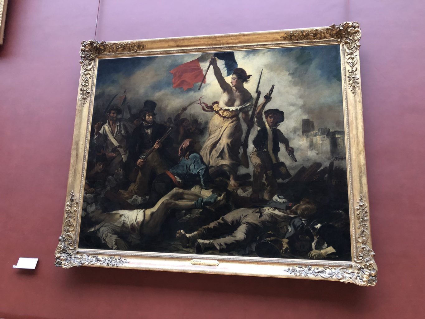 La Libertad Guiando al Pueblo. Guía rápida por museo del Louvre de París