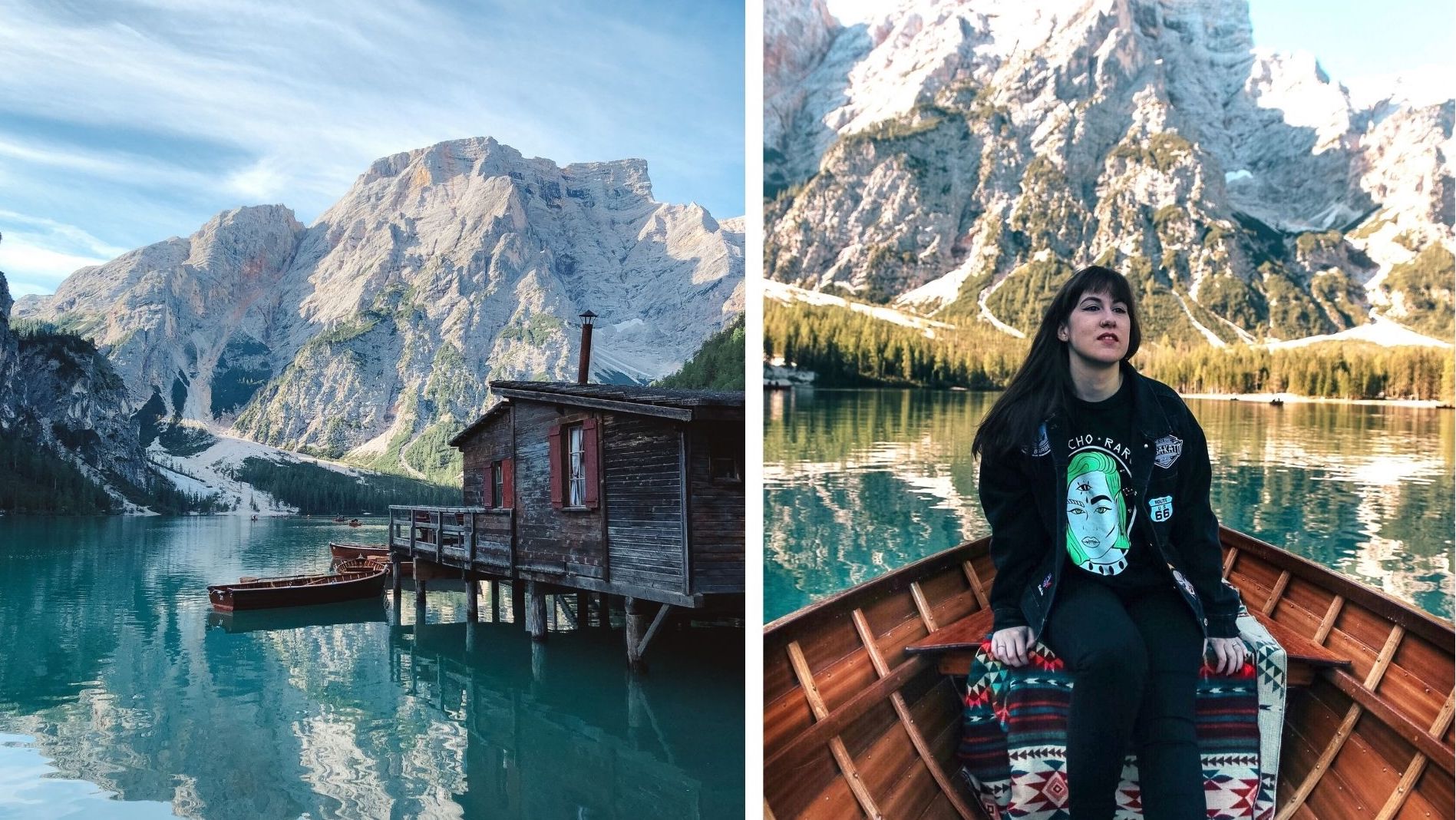 Lago di Braies. Ruta de 14 días por Dolomitas en furgoneta camper desde España