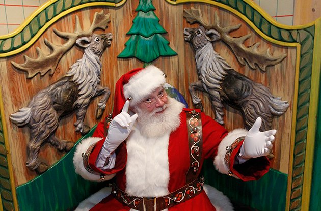 Santa Claus en el SantaLand de Macy's. Qué ver y hacer en Nueva York en Navidad