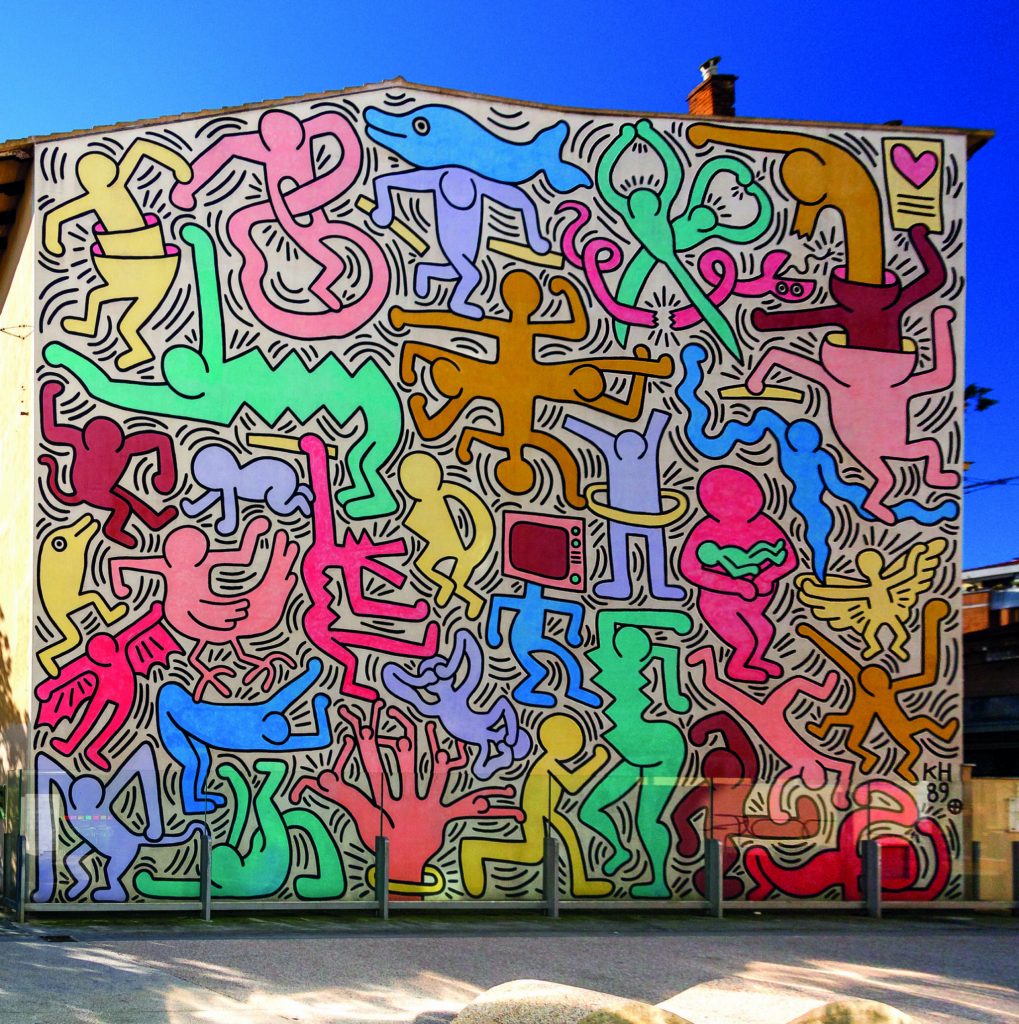 Mural de Keith Haring. Qué ver en Pisa en un día