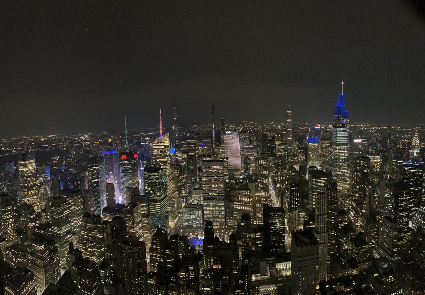 vistas desde el Empire State Building. Ruta de 8 días por Nueva York