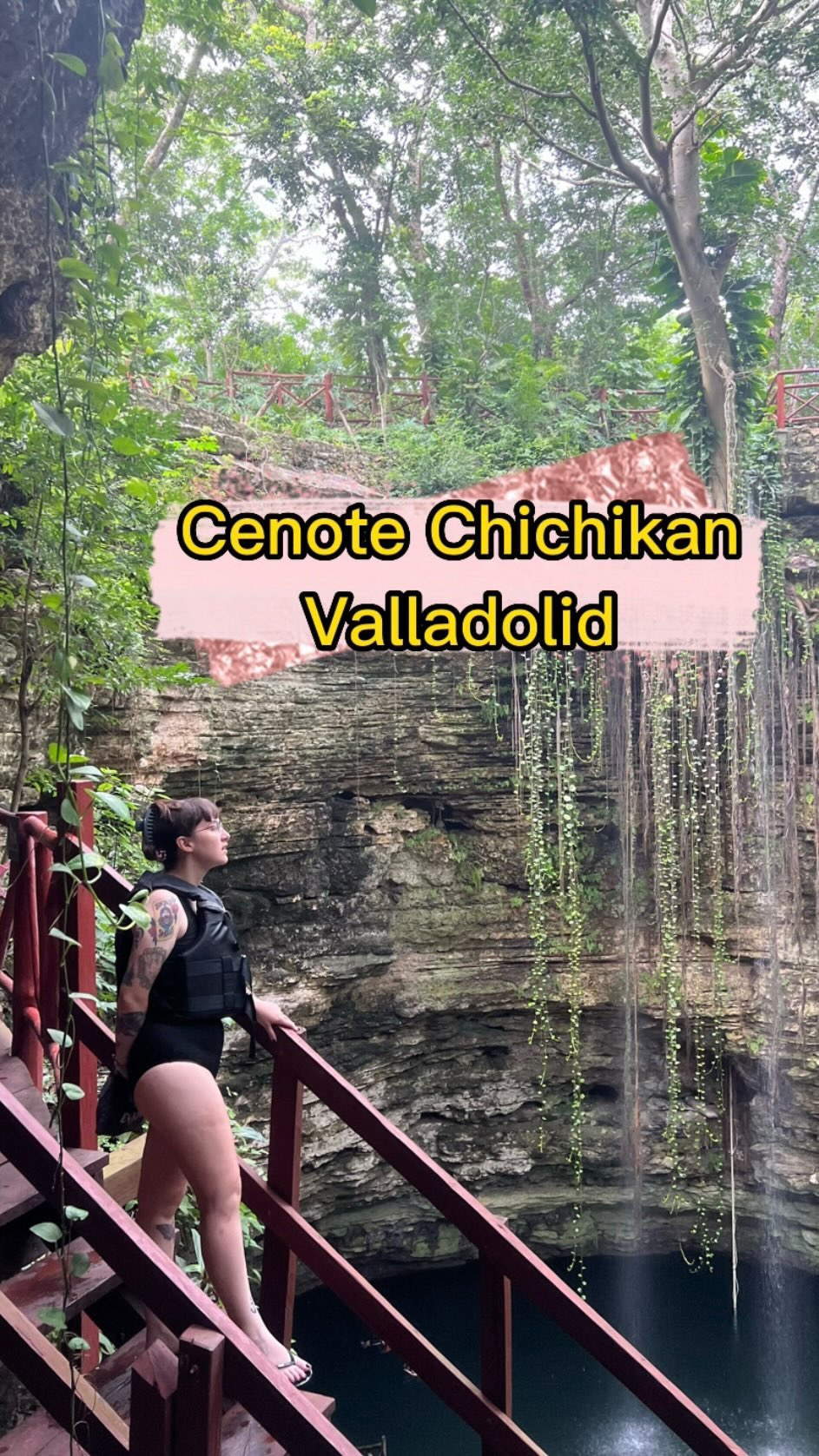 .
📍 Cenote Chichikan, Valladolid. @cenotechichikan 
.
¡Parece increíble, pero pudimos disfrutar de un cenote para nosotros solos!
.
🌿 Es un eco parque regentado por una comunidad maya. Ha abierto hace poco y aún no es muy conocido. Tiene unas instalaciones súper nuevas!
.
🎟️ Elegimos el Paquete Alux (con entrada al cenote y Buffet): 250 pesos por persona (unos 12€)
.
🥙 Buffet con comida yucateca buenísima. Probamos tacos de cochinita, pasta, arroz, sopa de lima, pollo…
.
🛟 obligatorio el uso de chaleco salvavidas (incluido en la entrada)
.
¡No te pierdas este lugar en tu viaje a Yucatán! 🇲🇽
.
#viajesglobetrotter #mexico #yucatan #cenote #cenotechichikan #valladolid #travelblog #travelblogger
