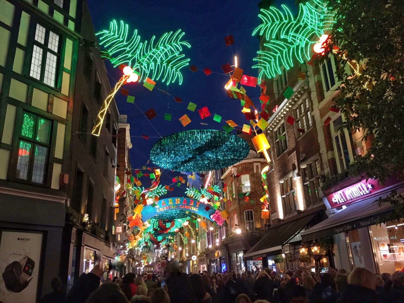 Carnaby Carnival. Qué ver y hacer en Londres en Navidad