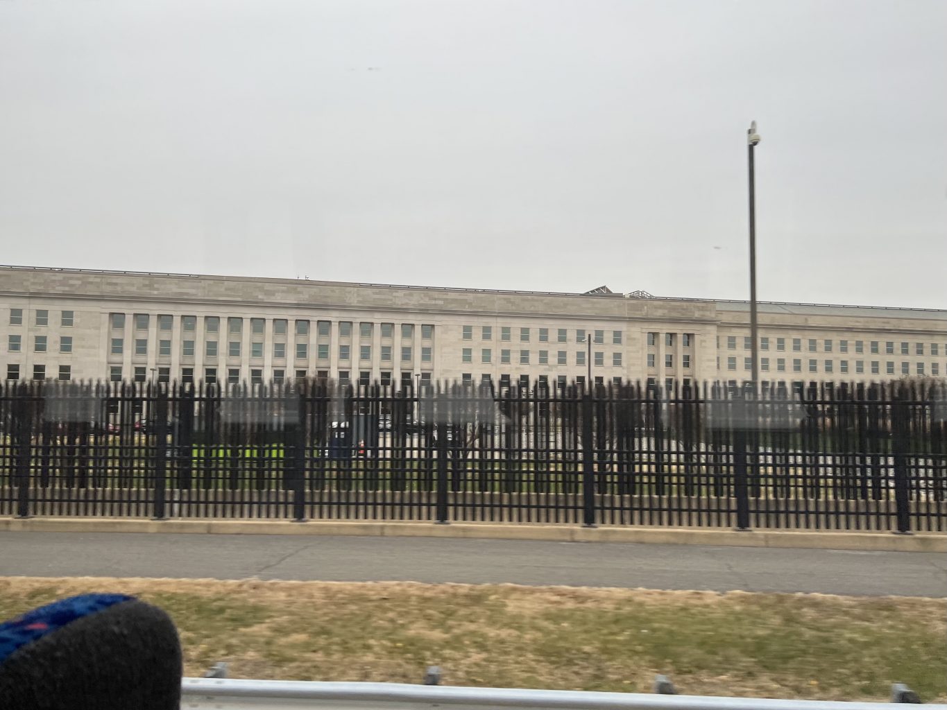 Vistas del Pentágono desde el autobús