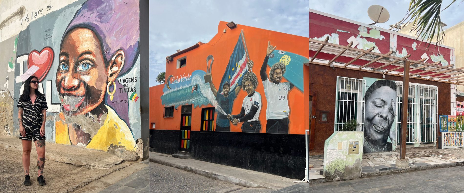 Murales en Santa María. Qué ver en Santa María (Isla de Sal)